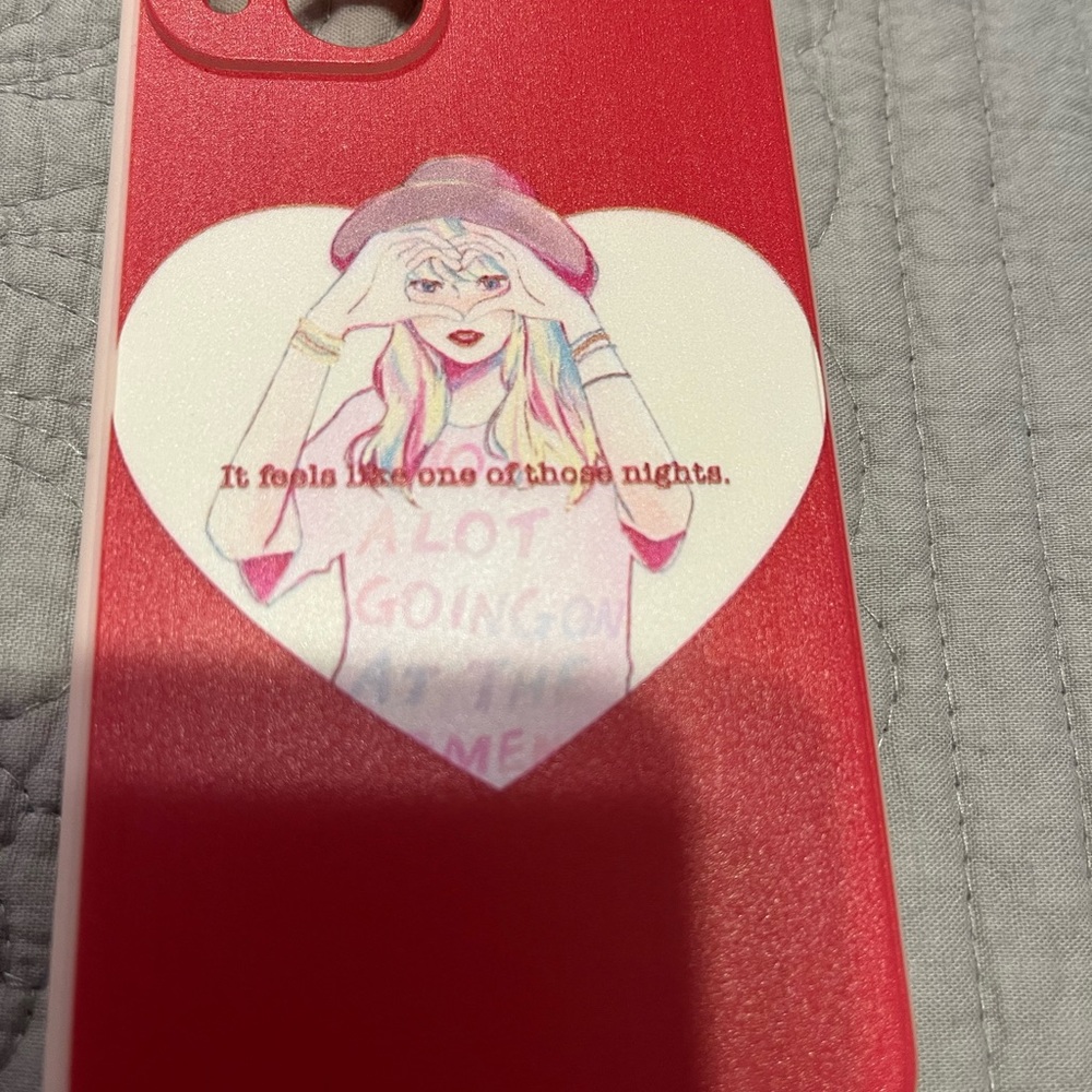 Taylor swift iPhone 13 case. Never used. - Picture 2 of 3